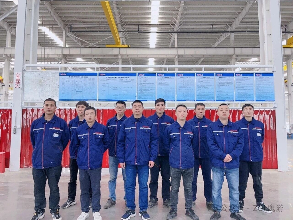 江蘇鷹游紡機鈑金車間烘筒組獲“全國工人先鋒號”稱號